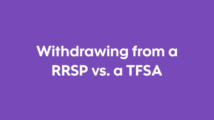 Withdrawing from a RRSP vs. a TFSA